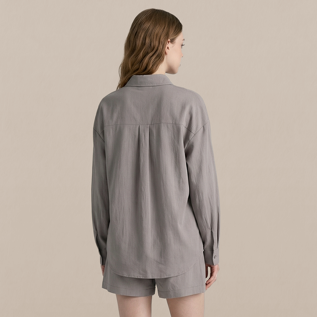 Casual Simple Cotton Two-Piece Set - MYTHSIS