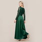 Formal Evening Maxi A-Line Lace Sequin Glam Dress - MYTHSIS