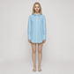 Casual Mini Shirt Dress Cotton Relaxed Dress - MYTHSIS