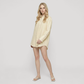 Casual Mini Shirt Dress Cotton Relaxed Dress - MYTHSIS