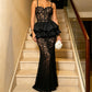 【Party & Event】 Maxi Mermaid Lace Polyester Sexy Sweetheart Neck Ruffle Dress - MYTHSIS