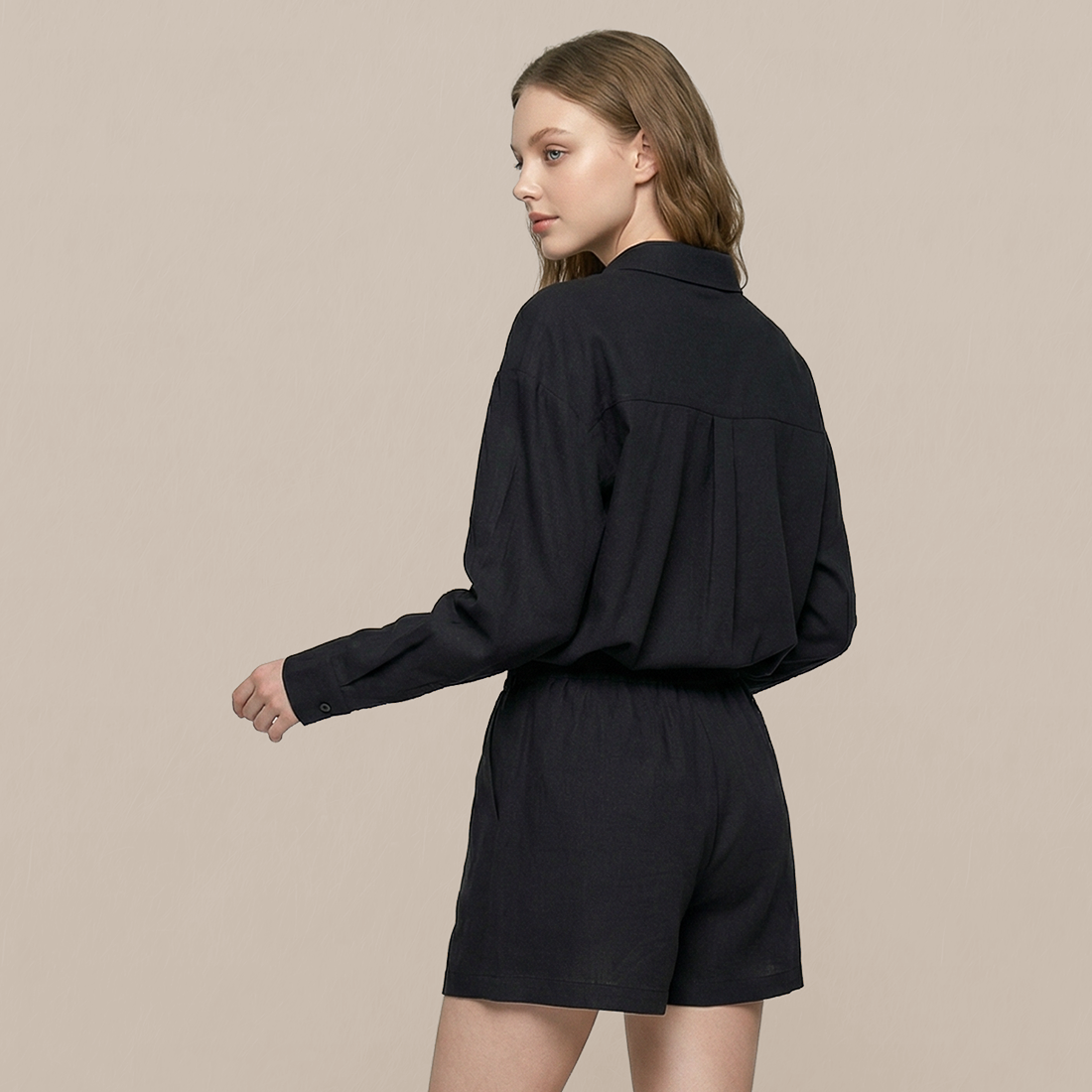 Casual Simple Cotton Two-Piece Set - MYTHSIS