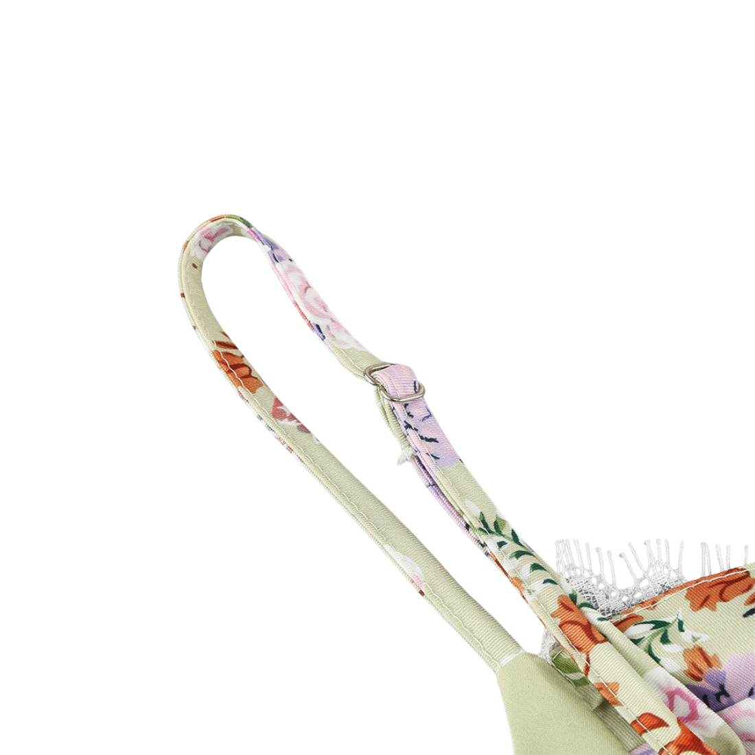 Vacation Midi Mermaid Polyester Sexy Spaghetti Strap Floral Print Slit Dress - MYTHSIS
