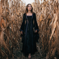 Wholesale Women's Medieval Hooded Velvet Long Costume Dress