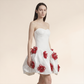 Wholesale Women's Strapless Floral Puff Mini Dress – XS Women's Clothing