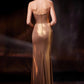 Wholesale Women's Strapless Ruched Fishtail Maxi Evening Dress – XS Women's Clothing