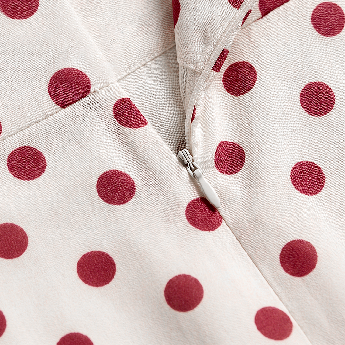 【Casual Everyday】 Maxi A-Line Polyester Elegant Spaghetti Strap Tie-Up Backless Polka Dot Dress - MYTHSIS