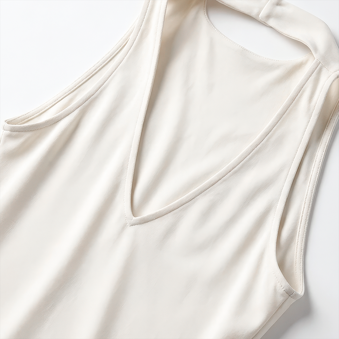 【Casual Everyday】 Maxi Sheath Polyester Elegant Round Neck Spliced Sleeveless Back Detail Dress - MYTHSIS