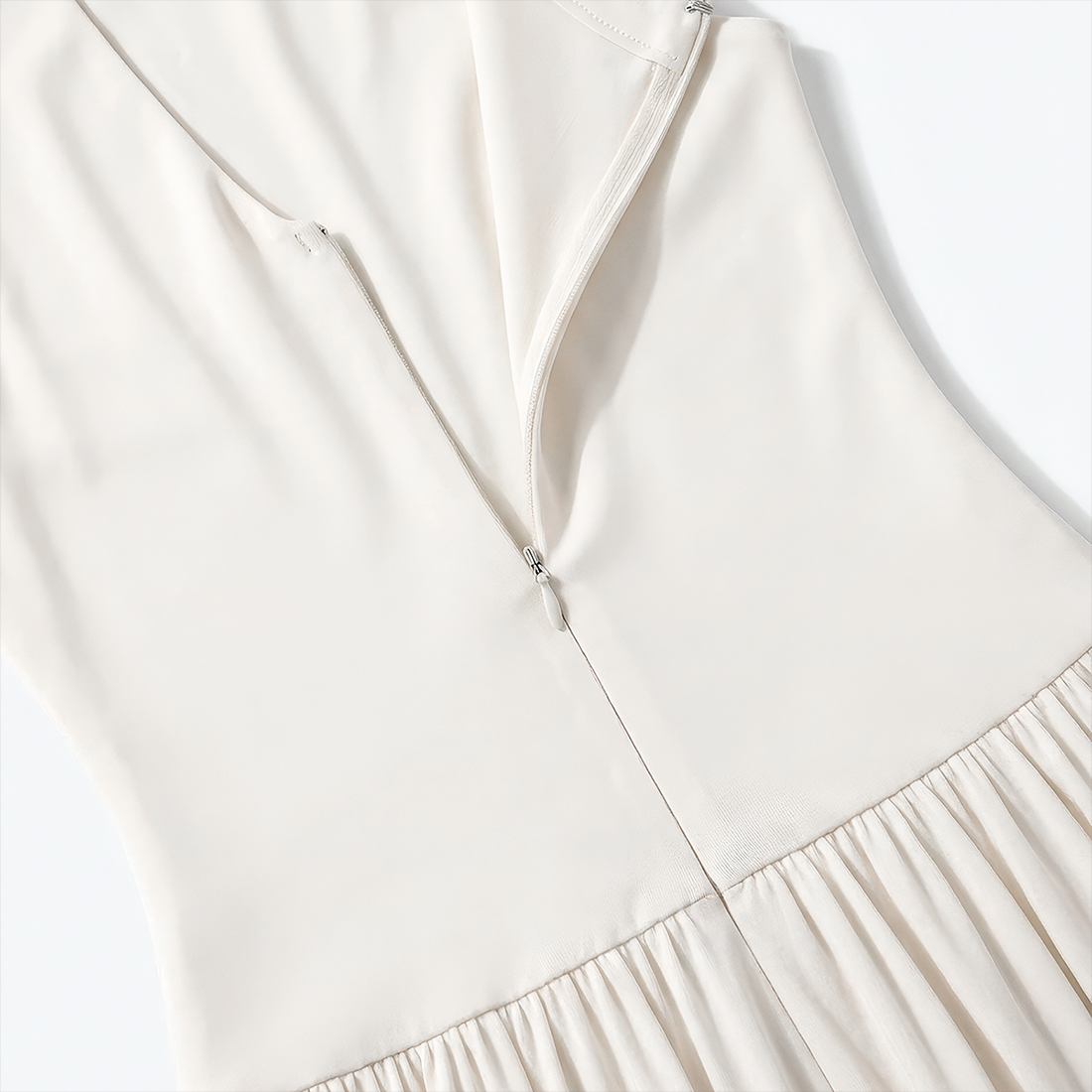 【Casual Everyday】 Maxi Sheath Polyester Elegant Round Neck Spliced Sleeveless Back Detail Dress - MYTHSIS