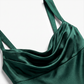 【Formal Evening】 Maxi Bodycon Polyester Glam Cowl Neck Spaghetti Strap Backless Spliced Dress - MYTHSIS