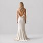 【Formal Evening】 Maxi Bodycon Polyester Glam Cowl Neck Spaghetti Strap Backless Spliced Dress - MYTHSIS