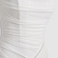 【Formal Evening】 Maxi Bodycon Polyester Chiffon Elegant Off-Shoulder Pleated Backless Slit Dress - MYTHSIS
