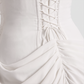 【Formal Evening】 Maxi Bodycon Polyester Chiffon Elegant Off-Shoulder Pleated Backless Slit Dress - MYTHSIS