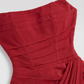 【Formal Evening】 Maxi Bodycon Polyester Chiffon Elegant Off-Shoulder Pleated Backless Slit Dress - MYTHSIS