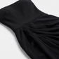 【Formal Evening】 Maxi Bodycon Polyester Chiffon Elegant Off-Shoulder Pleated Backless Slit Dress - MYTHSIS