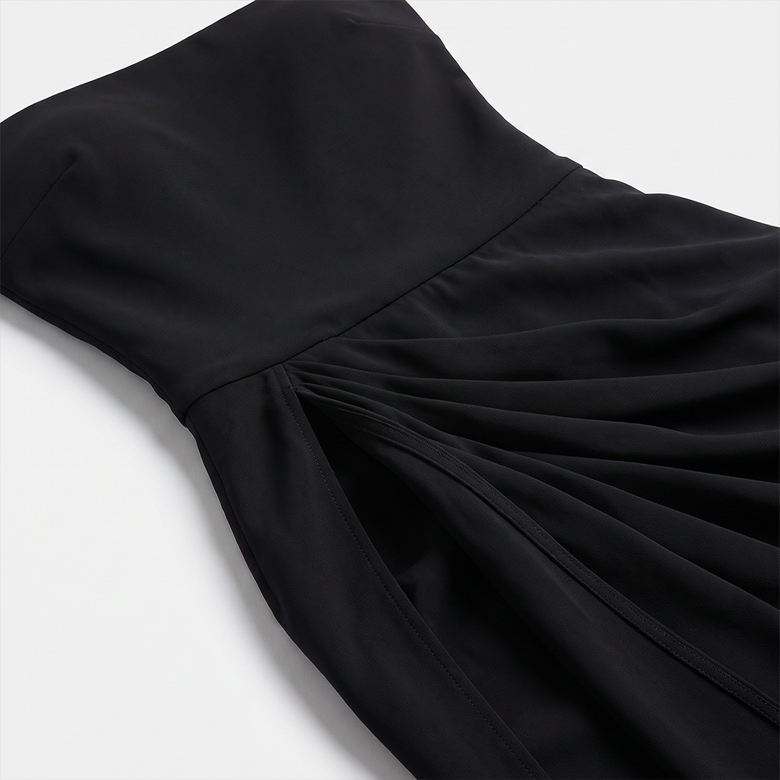 【Formal Evening】 Maxi Bodycon Polyester Chiffon Elegant Off-Shoulder Pleated Backless Slit Dress - MYTHSIS
