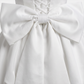 【Party & Event】 Mini Balloon Faux Wool Blend Sexy Strapless Bow Tie-Up Slit Dress - MYTHSIS