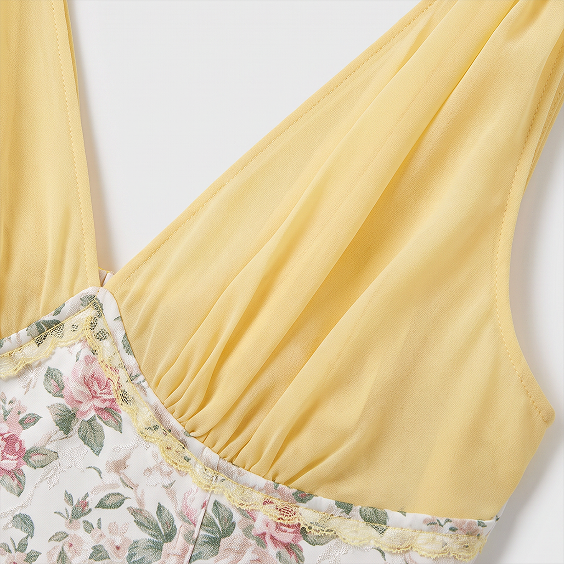 【Party & Event】 Midi Puff Polyester Glam Square Neck Rhinestone Spaghetti Strap Dress - MYTHSIS