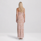 【Party & Event】 Maxi Bodycon Polyester Glam Strapless Lace Spliced Dress - MYTHSIS
