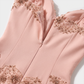 【Wedding Guest】 Maxi Sheath Polyester Sexy Spaghetti Strap Lace Trim Beaded Slit - MYTHSIS