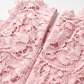 【Wedding Guest】 Maxi Sheath Polyester Glam U-Neck Water-Soluble Lace Applique - MYTHSIS