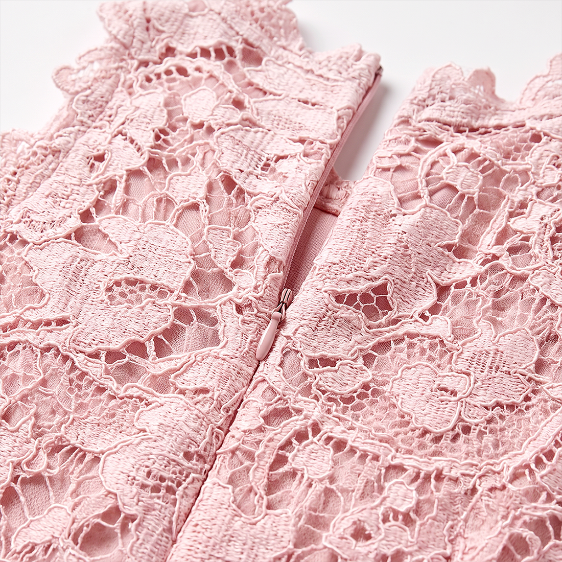 【Wedding Guest】 Maxi Sheath Polyester Glam U-Neck Water-Soluble Lace Applique - MYTHSIS