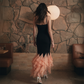 Wholesale Women's Strapless Ruffle Hem Maxi Dress – XS Women's Clothing