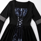 Wholesale Women's Witch Hooded Halloween Costume Long Dress
