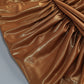 Wholesale Women's Strapless Ruched Fishtail Maxi Evening Dress – XS Women's Clothing