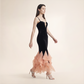 Wholesale Women's Strapless Ruffle Hem Maxi Dress – XS Women's Clothing