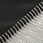 【Party & Event】 Midi Sheath Bandage British Strap Rhinestone Fringe Dress - MYTHSIS