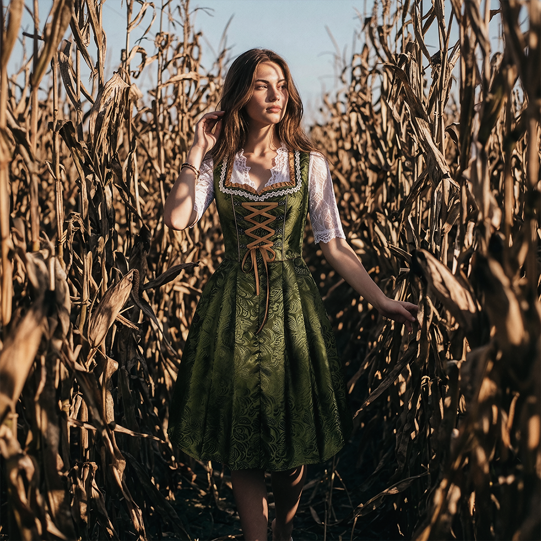 Wholesale Women's Bavarian Beer Festival Costume Dress
