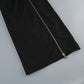 Wholesale Women's Mock-Neck Shoulder-Pad Slit Bodycon Maxi Dress – XS Womens Clothing