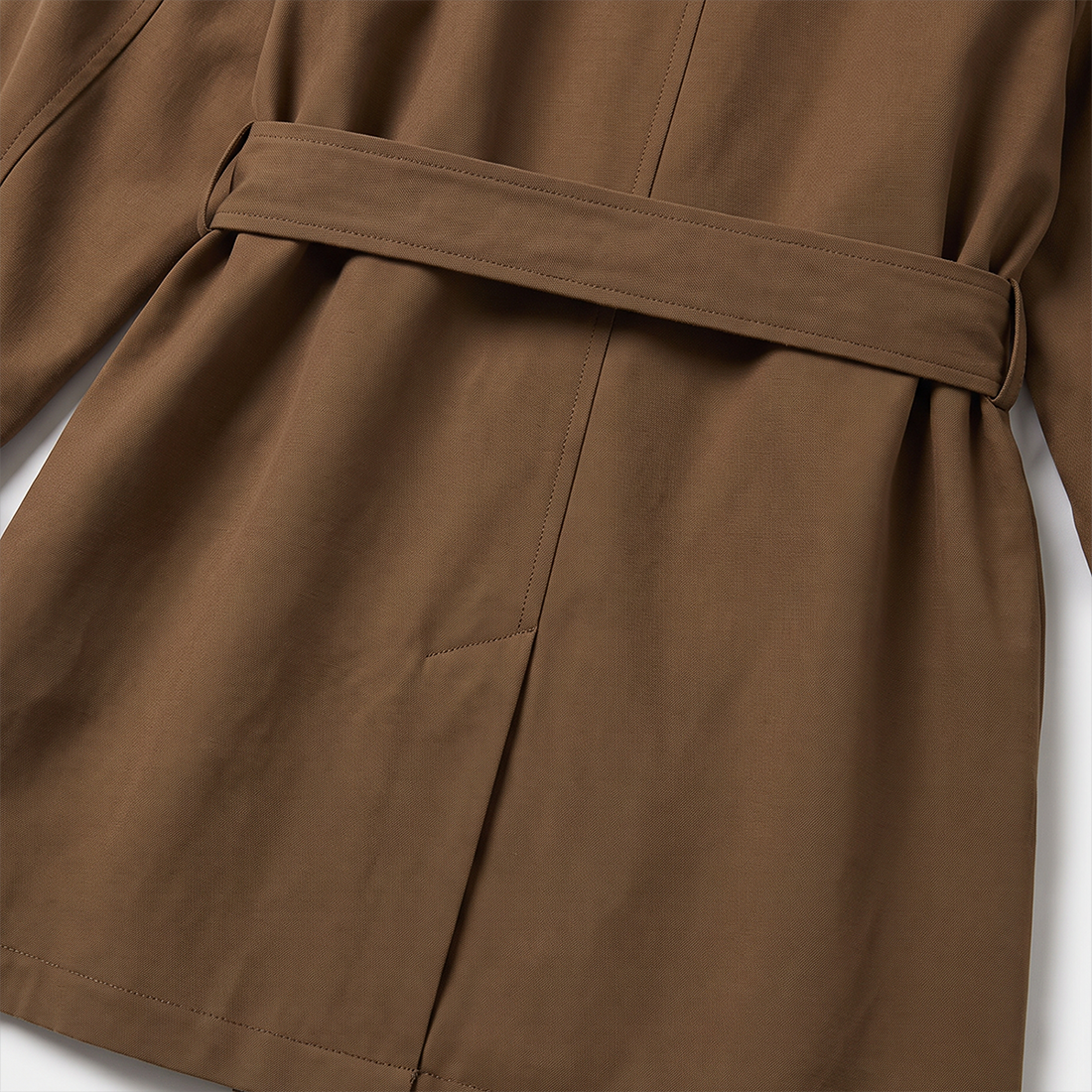 Wholesale Women's Mid-Length Patchwork Trench Coat