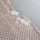 Wholesale Women's Apricot Embellished Strapless Mesh Bodycon Gown
