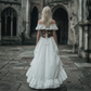 Wholesale Women's Victorian Jacquard Strapless Corset Dress