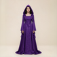 Wholesale Women's Medieval Hooded Witch Costume Long Dress