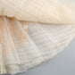 Wholesale Women's Apricot Strapless Tulle Mini Dress – Crystal Mesh Puffed Skirt