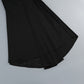 【Party & Event】 Maxi Sheath Polyester Milk Silk Sexy One-Shoulder Cutout Chain Side Slit Dress - MYTHSIS