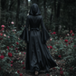 Wholesale Women's Gothic Witch Hooded Halloween Costume Dress
